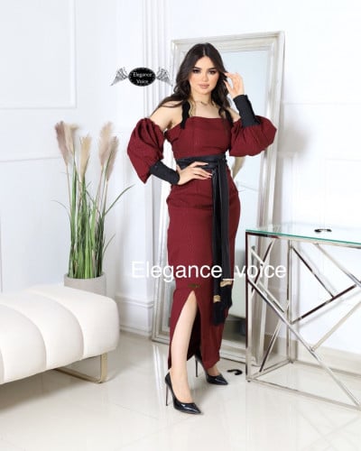 فستان من الجاكار الاسترش