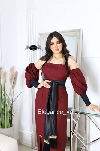 فستان من الجاكار الاسترش