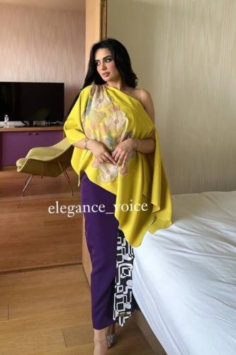 فستان باللون البنفسجي قماش باربي من قطعتين, قطعة ع...