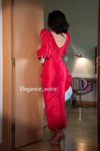 فستان من الشانتون الهندي باللون الوردي