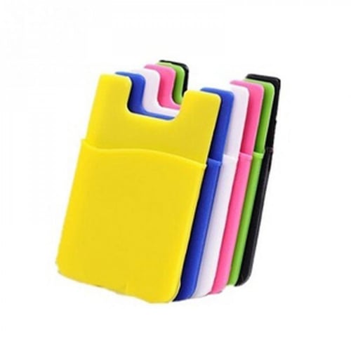 جيب للبطاقات سيلكوني على الجهة الخلفية للجوال