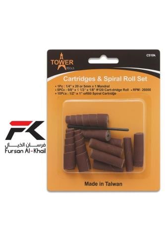 TOWER Taiwanese spiral sanding set - professional...