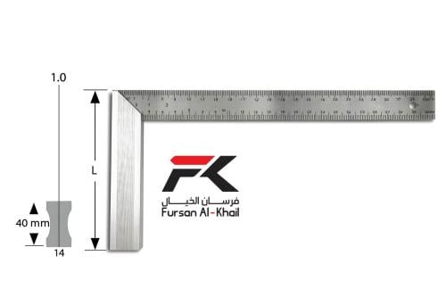 Steel square ruler Taiwanese