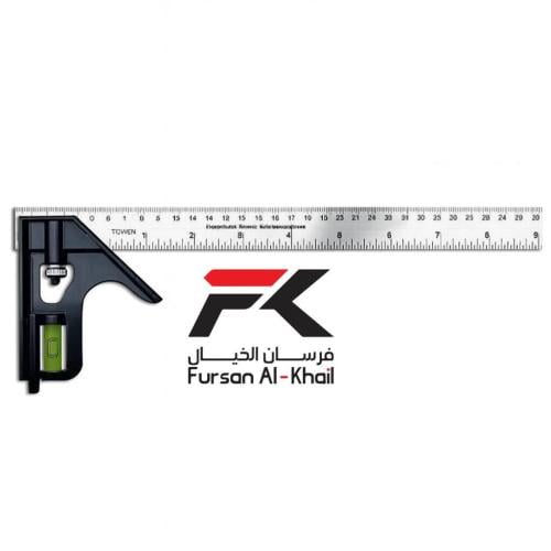 TOWER 2×1 angle ruler and 300 mm ruler, Taiwanese