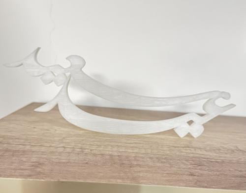 عيد سعيد طباعه 3d (٢٨سم)