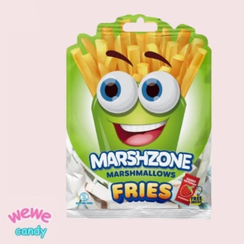 مارشميلو فرايز وبداخله صوص فراولة ( شكل عشوائي)