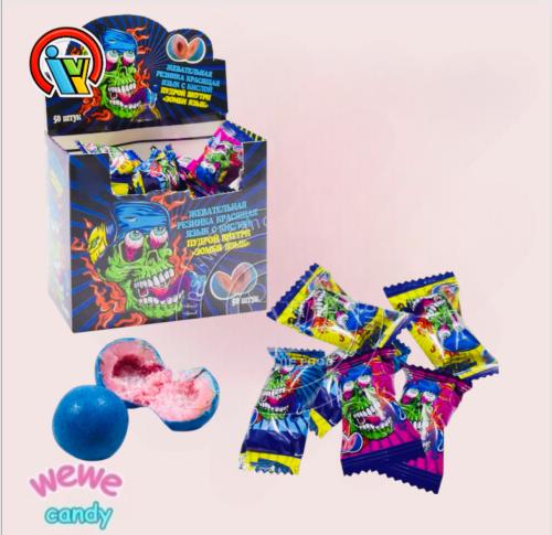 علك حامض بطعم الفواكة / حبة