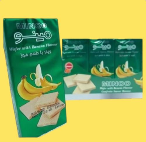 مينو ويفر بنكهة الموز الاصلي ( الحبة)