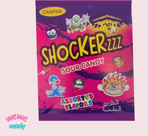 حلاوة حامضة جداً (حبتين )sour candy