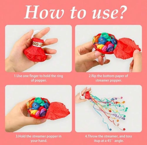 قطع قنبلة ملونه للاحتفالات والمناسبات ( قطعة واحدة...