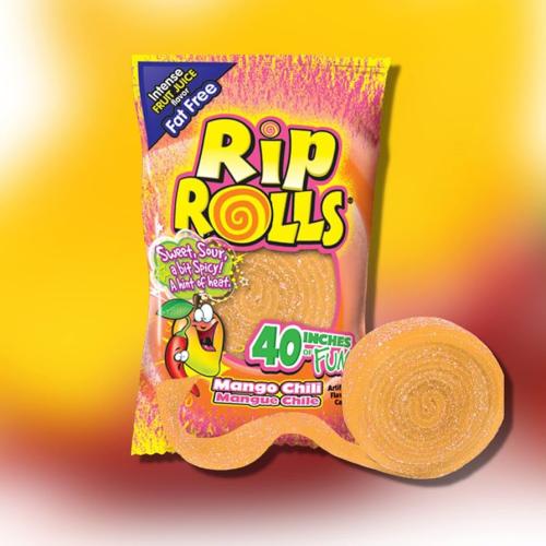 Rip Rolls with mango and pepper flavor