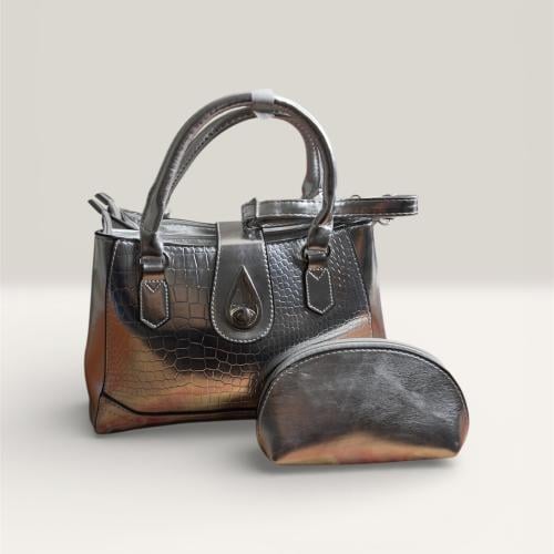 شنطة نسائية راقيه بنقش جلد الثعبان ( جلد صناعي )