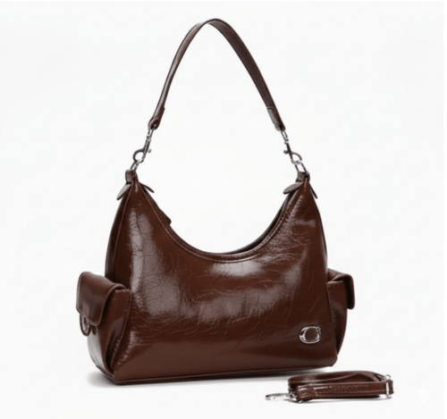 شنطة نسائيه راقية من الجلد اللامع