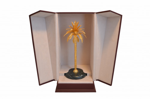 مجسم نخلة ذهبية 40 سم