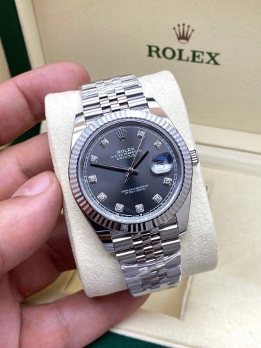 ساعة ديت جست رولكس مقاس 41 مم