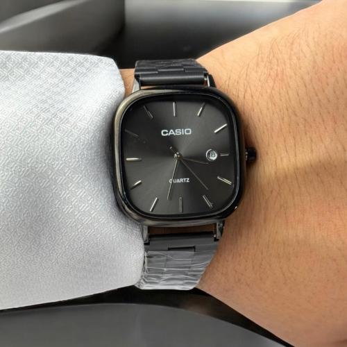 ساعة كاسيو اسود تيتانيوم