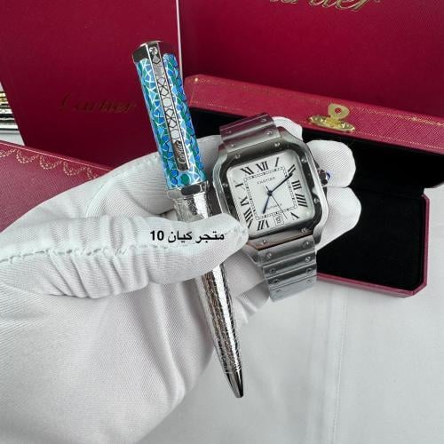 طقم ساعة وقلم كارتير