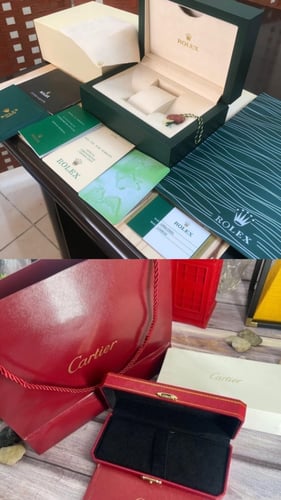 طقم ساعه رولكس وقلم كارتير