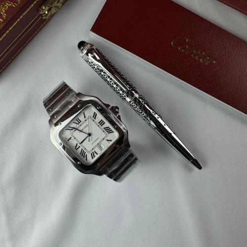 طقم ساعة وقلم كارتير
