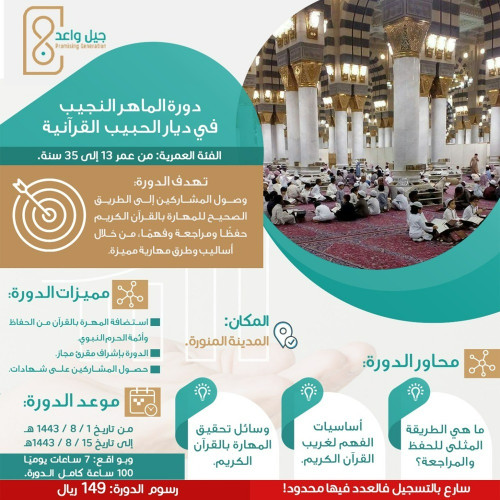 دورة الماهر النجيب في ديار الحبيب