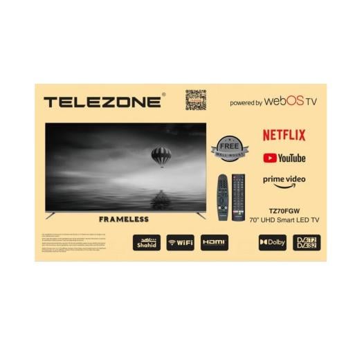 شاشة تليزون 70 بوصة 4K سمارت نظام TV Web OS