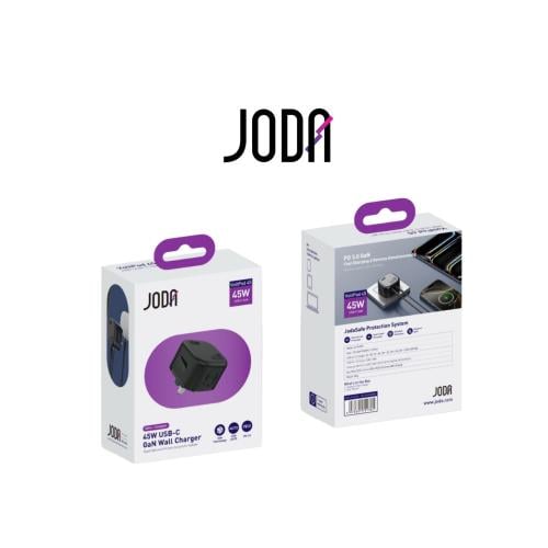 شاحن جداري جودا VoltPod 45 GaN منفذين USB-C بقوة 4...