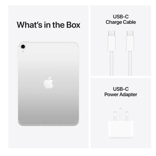 ايباد A16 ، واي فاي، 128 جيجا، سلفر