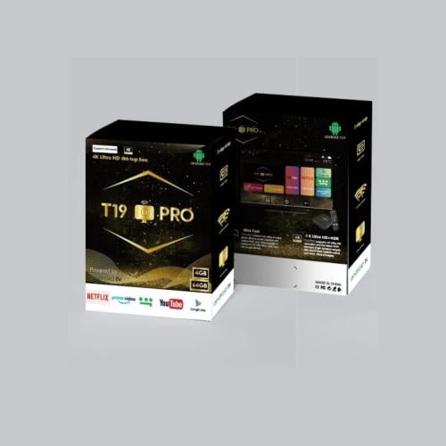 رسيفر T19 PRO بنظام اندرويد 12