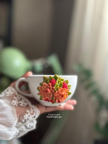كوب الورد