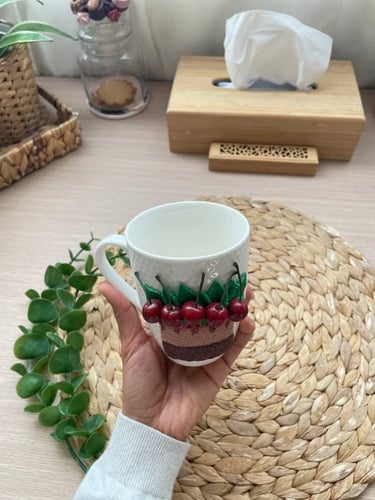 كوب كيكة الكرز