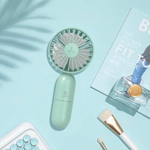 عرض المروحتين ابيض وتيفاني من QUFEX