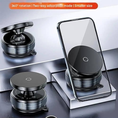 حامل جوال مغناطيسي للسيارة بقاعدة شفط | 360 درجة |...
