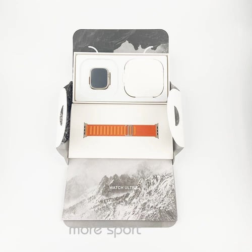 ساعة ذكية شبيهة آبل الترا مقاس 49 مع 2 اساور