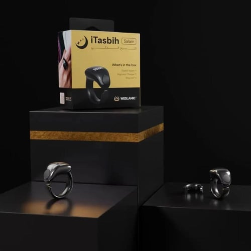 خاتم التسبيح الذكي سلام بمقاسات متعددة – تذكير بأو...