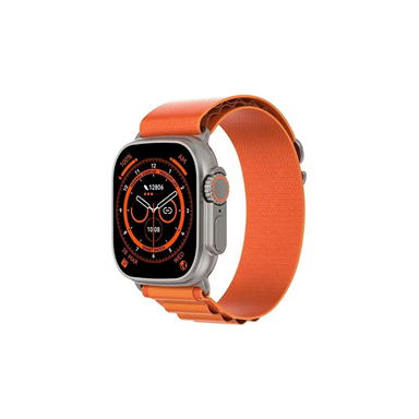 ساعة ذكية شبيهة آبل الترا مقاس 49 مع 2 اساور