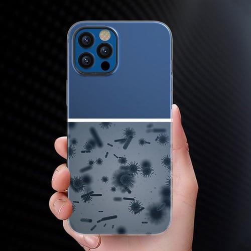 غطاء حمايه ايفون 13 بروماكس ضد البكتيريا مضاد للخد...