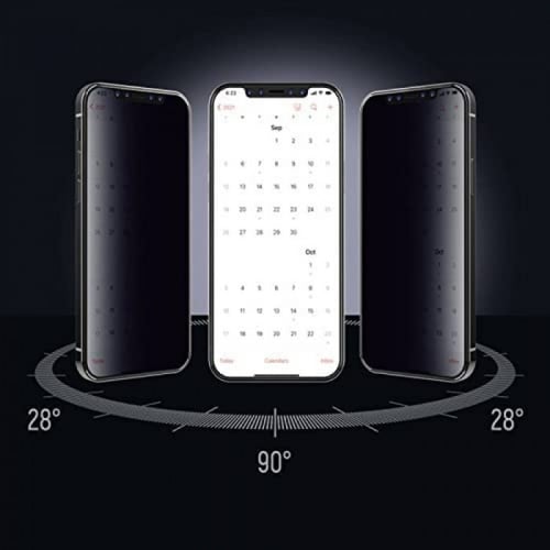 حماية شاشه كاملة للخصوصيه مزدوجة من الزجاج المقوى...