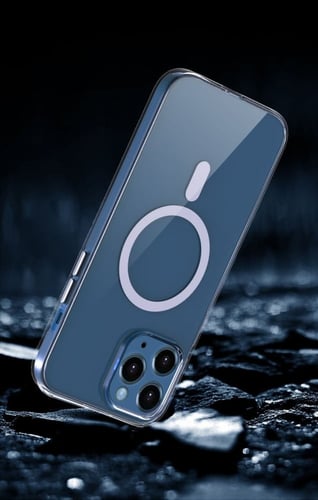 حافظة هاتف مغناطيسية قوية وشفافة لهاتف ايفون 13 ،...