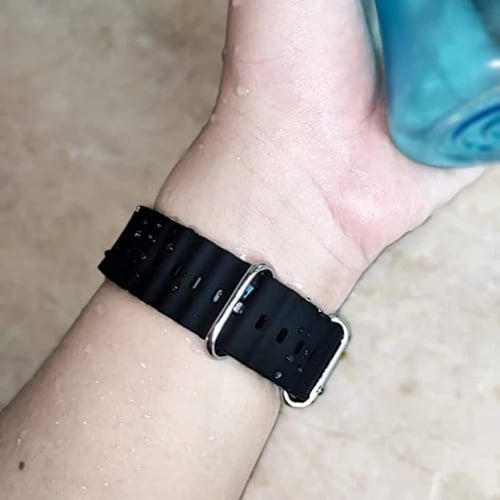 حزام ساعة ابل الترا(49-45-44-42مم) أسود وازرق