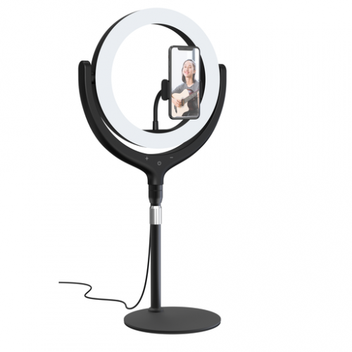 ديفيا حامل ستاند للهاتف مع مصباح ال اي دي 12 انش 4...