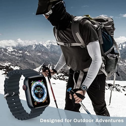 حزام ساعة ابل الترا(49-45-44-42مم) أسود وازرق