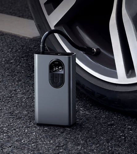 منفاخ هواء كهربائي للسيارة من بيسوس - رمادي