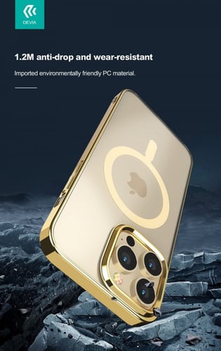 جراب مقوى (PC) ، تصميم كلاسيكي مطلي بالكهرباء، شحن...