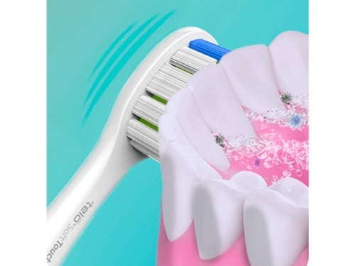 فرشاة تنظيف اسنان كهربائية p1 تيلو - أبيض