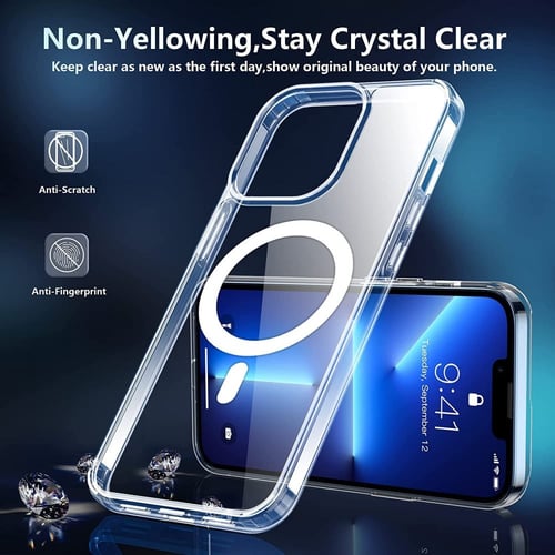 حافظة مغناطيسية متوافقة مع ماغسيف لهاتف ايفون 12 ب...