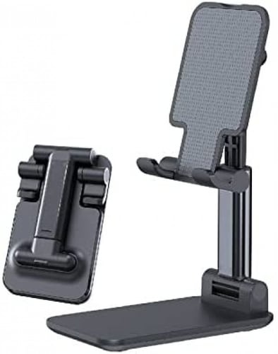 حامل الهاتف اللوحي سطح المكتب من ديفيا للون اسواد