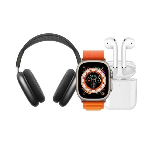 ساعة ذكية شبيهة آبل الترا الاصدار الثامن + سماعة ر...