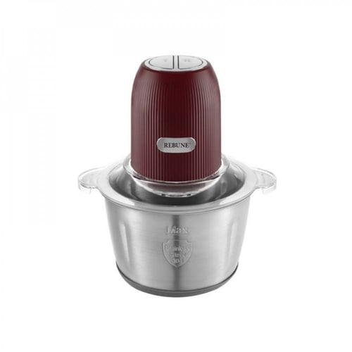 فرامة لحم وخضروات 2لتر من ريبون - حوض استيل +حوض ق...