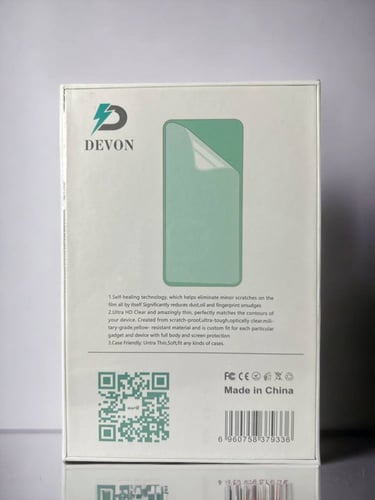 استيكر المكينه من ديفون شفاف 50 PCS