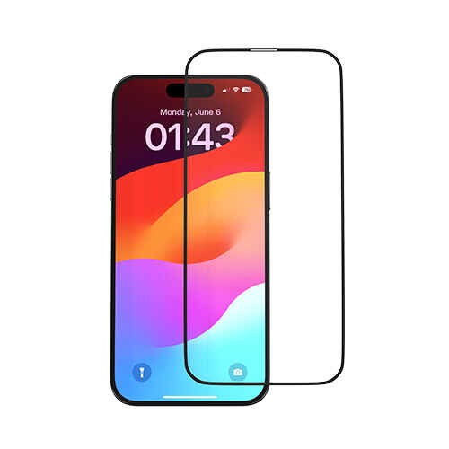 استيكر زجاج كامل لجميع اجهزة ايفون 15